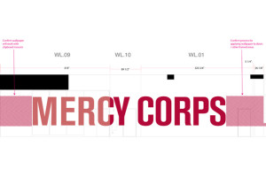 Mercy Corps wall art production file