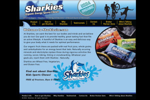 Sharkies Fruit Chews home page