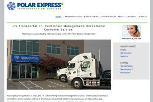 Polar Express Transportation home page