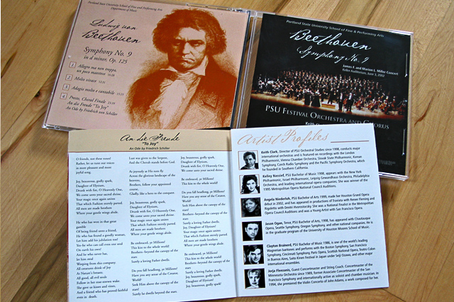 PSU Beethoven 9th Symphony CD